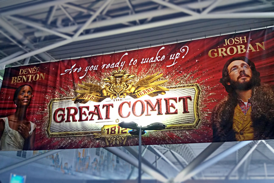 Reklama na The Great Comet hodně sází na jména