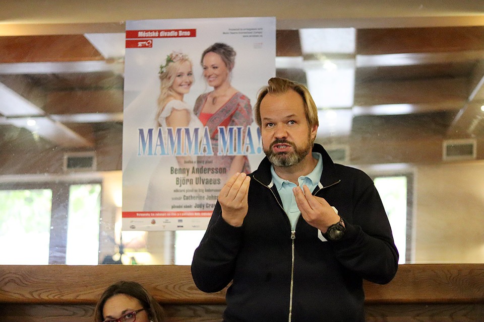 Režisér Petr Gazdík Mamma Mia! Městské divadlo Brno