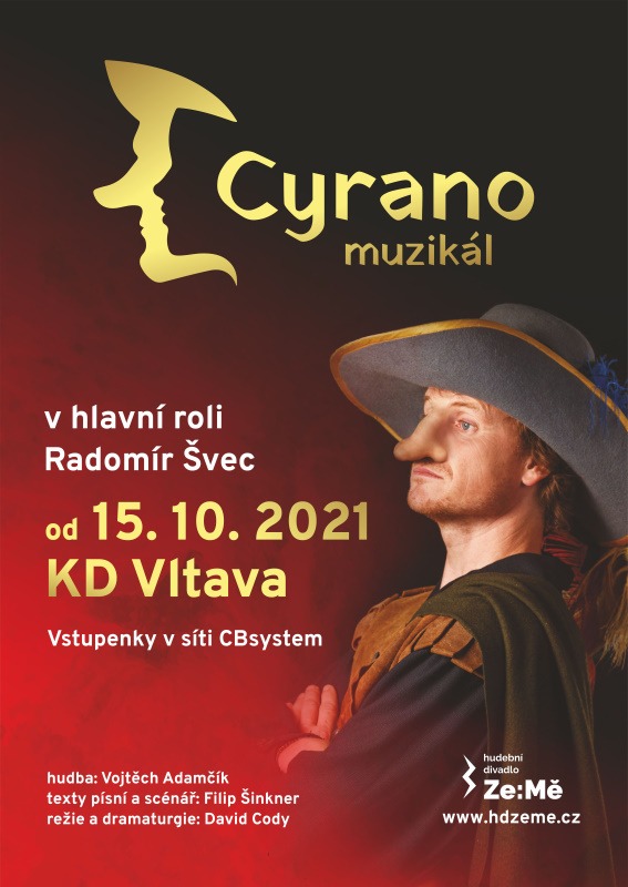 Plakát - Cyrano - Radomír Švec
