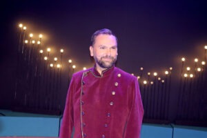 Zbigniew Kalina na tiskové konferenci k muzikálu Saturnin v Divadle Hybernia