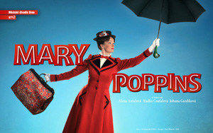 “Mary Poppins” – konkurz na doobsazení vedlejších rolí pražského uvedení muzikálu