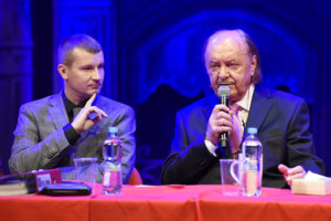 Režisér Radek Balaš a producent JUDr. František Janeček